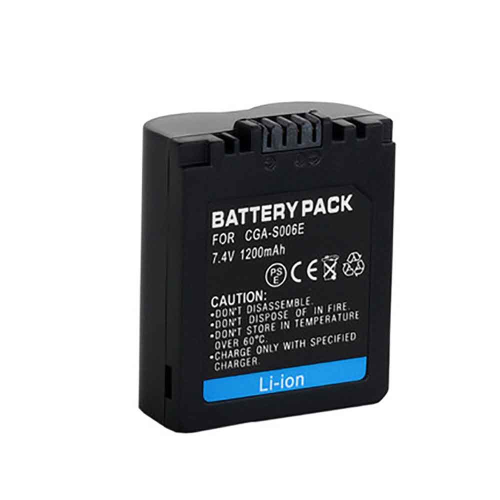 7.4V 1200mAh CGA-S006E Camera Battery for Panasonic DMC-ZS1 ZR3 ZS3 ZS5 ZS7 ZS3A ZS3K TZ6 TZ7 TZ26