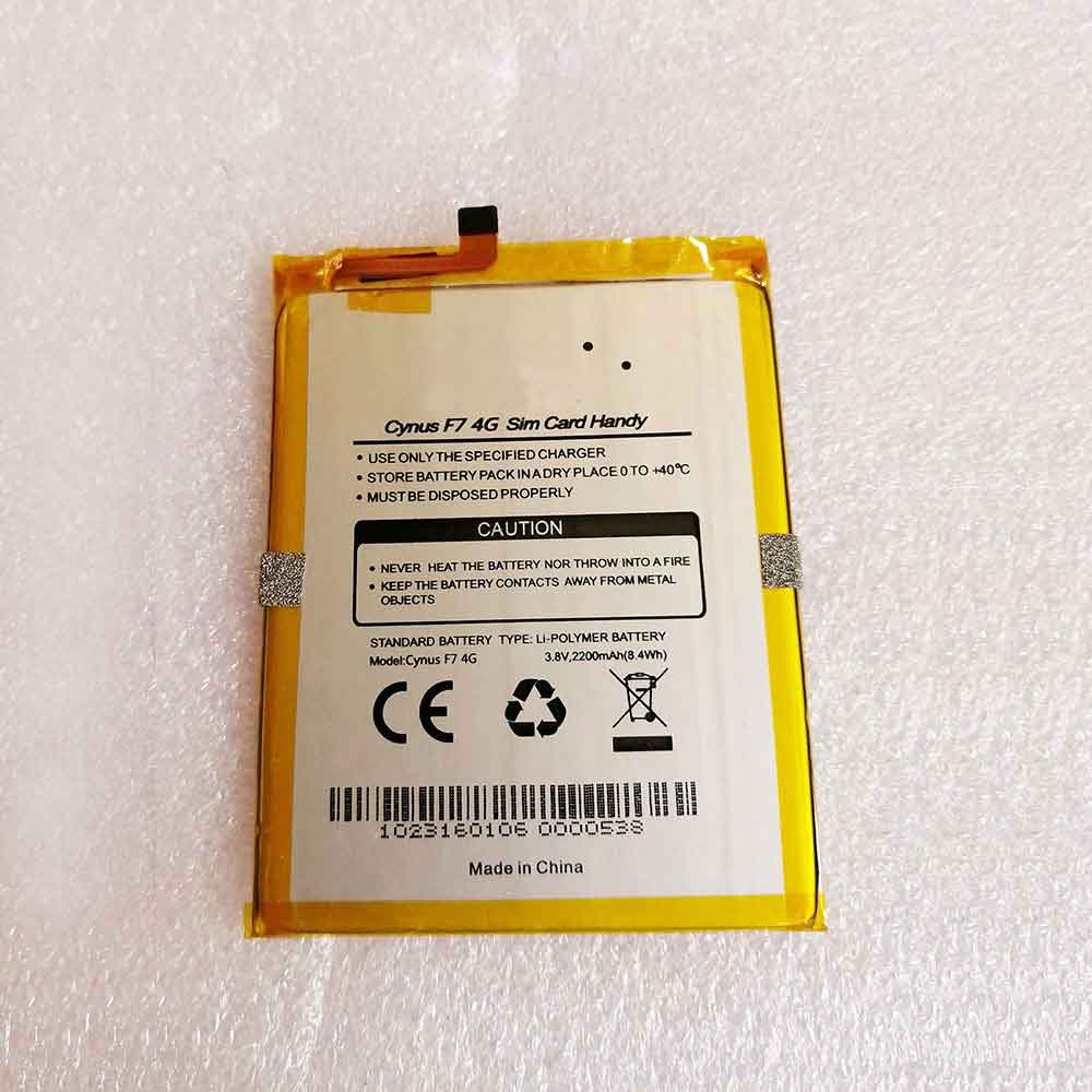 3.8V 2200mAh 8.4WH Cynus-F7 Smartphone Battery for Mobistel Cynus F7 4G