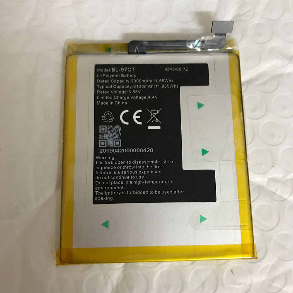 3.85V/4.4V 3000mAh/11.55WH BL-97CT Smartphone Battery for Koobee K400