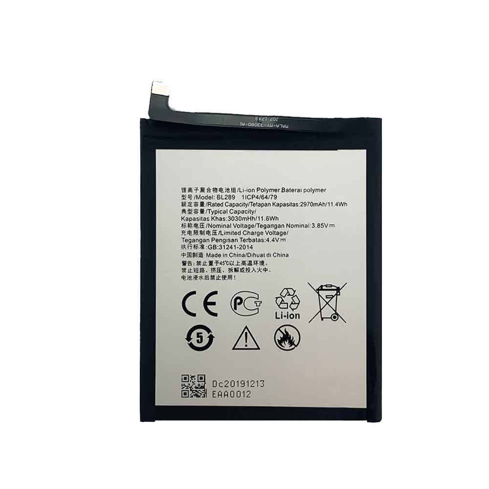 3.85V 3030mAh BL289 Smartphone Battery for Lenovo K5 Play Dual-SIM 4G LTE L38011