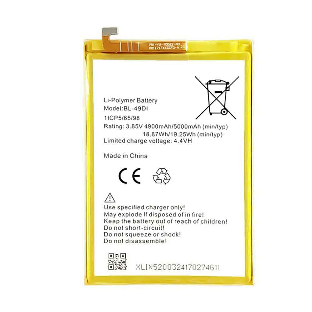 3.85V 5000mAh BL-49DI Smartphone Battery for iTel P51