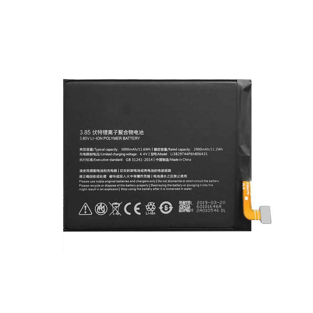 3.85V 3000mAh Li3829T44P6h806435 Smartphone Battery for ZTE Nubia Z11 NX531J