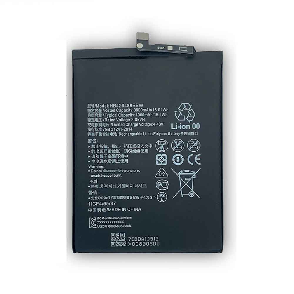3.85V 4000mAh HB426489EEW Smartphone Battery for Huawei Enjoy 10S