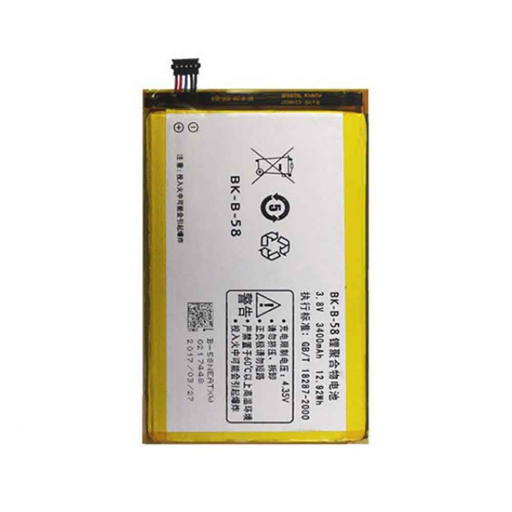 3.8V 3400mAh BK-B-58 Smartphone Battery for Vivo Xplay X510T X510W X510