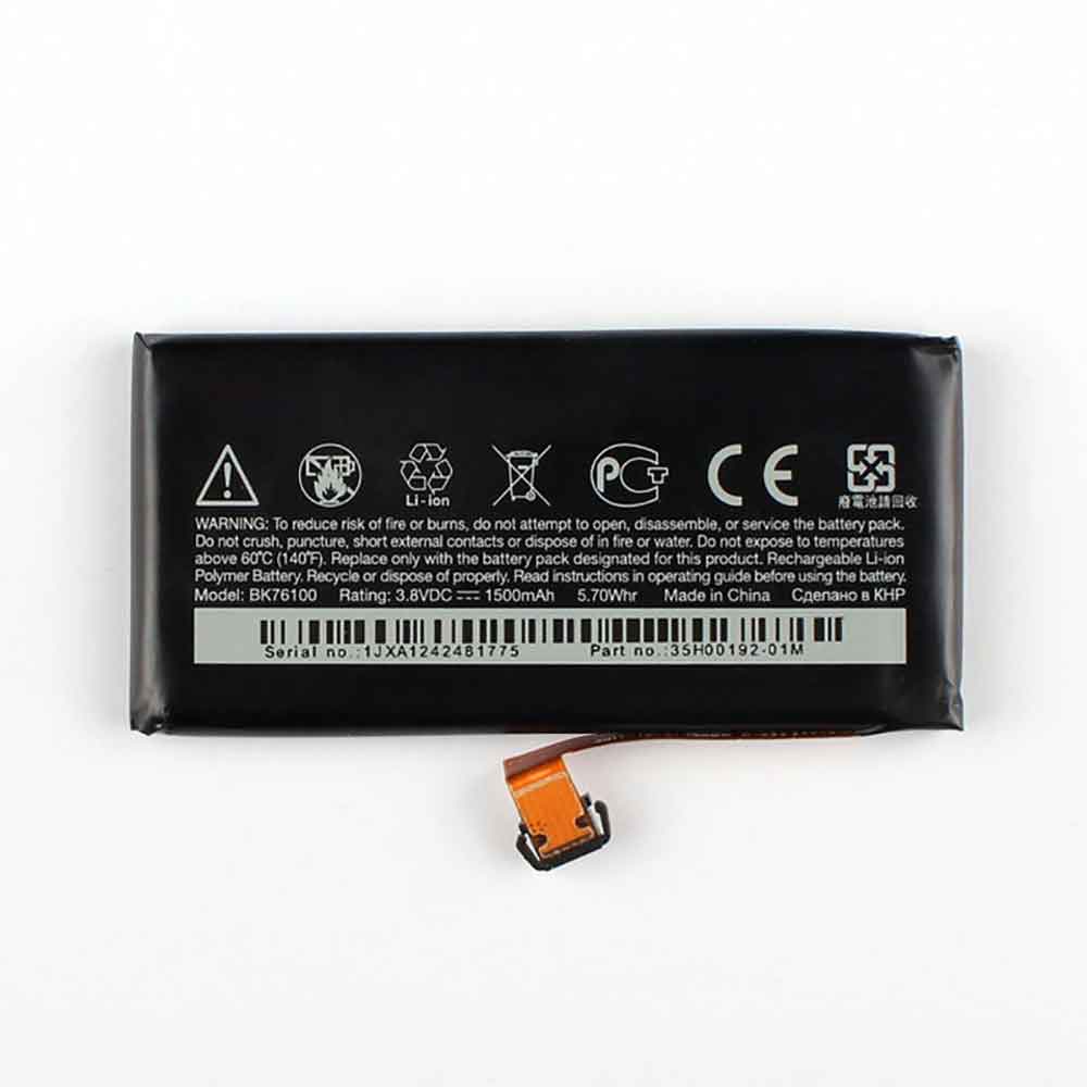 3.8V 1500MAH BK76100 Smartphone Battery for HTC One V T320E G24