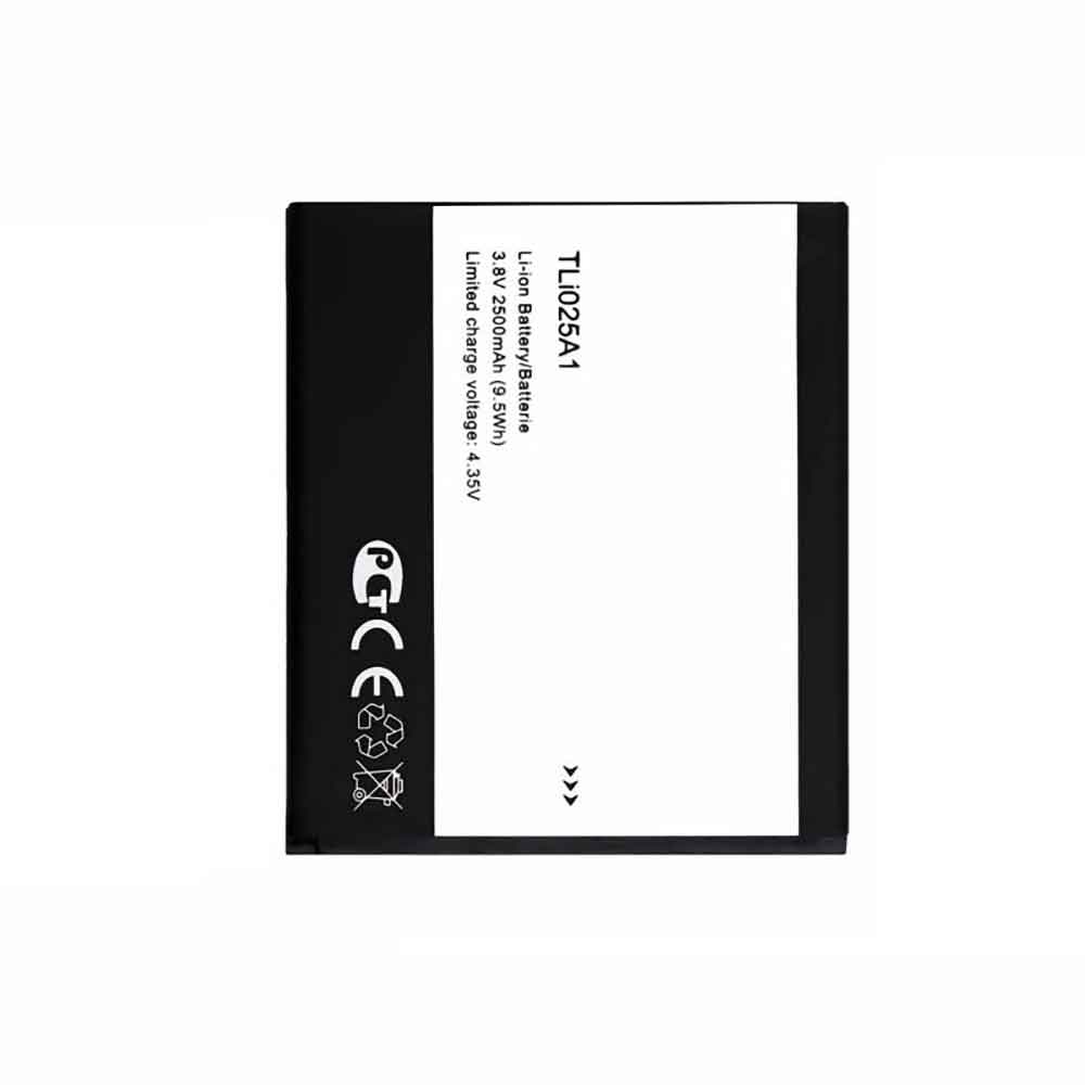 3.8V 2500mAh TLi025A1 Smartphone Battery for Alcatel Pop 4 5051X 5051D