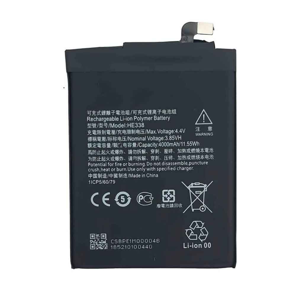 3.85V 4000mAh HE338 Smartphone Battery for Nokia 2