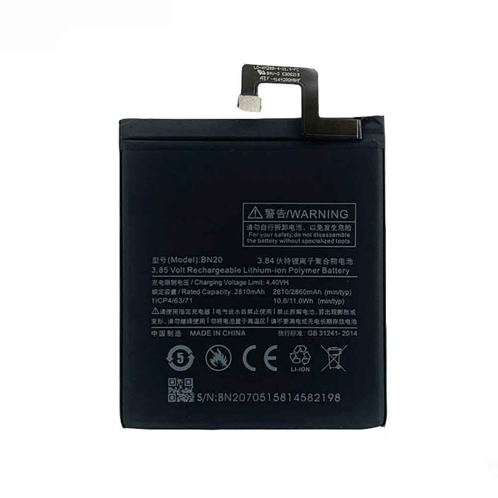 3.84V 2860mAh BN20 Smartphone Battery for Xiaomi Mi 5c