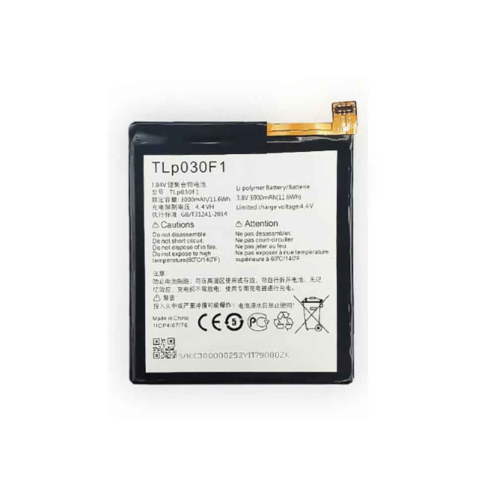 3.8V 3000mAh TLP030F1 Smartphone Battery for Alcatel Idol 4S