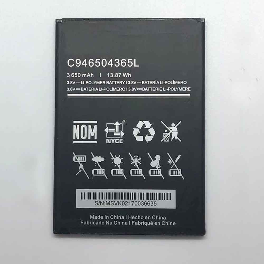 3.8V 3650mAh C946504365L Smartphone Battery for BLU C946504365L
