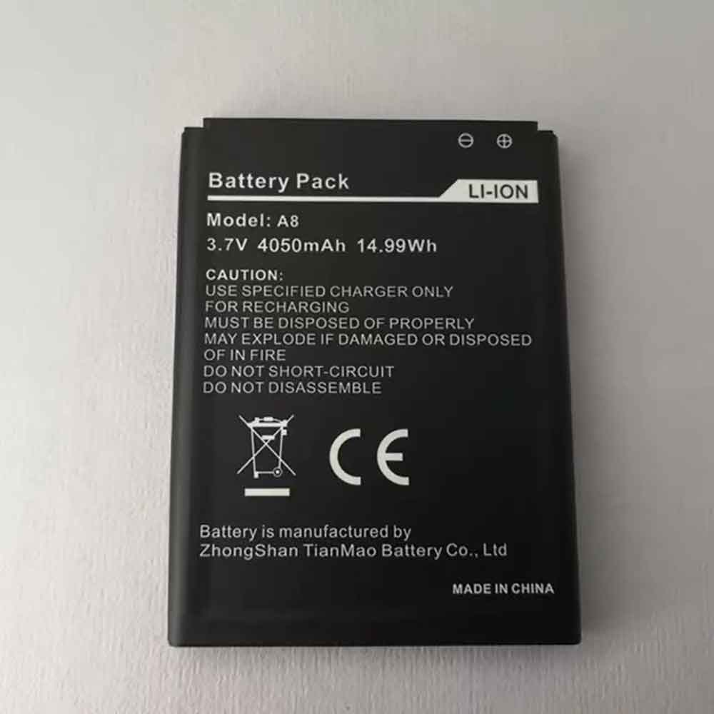 3.7V 4050mAh A8 Smartphone Battery for AGM A8 Mann ZUG 5S ZUG5S