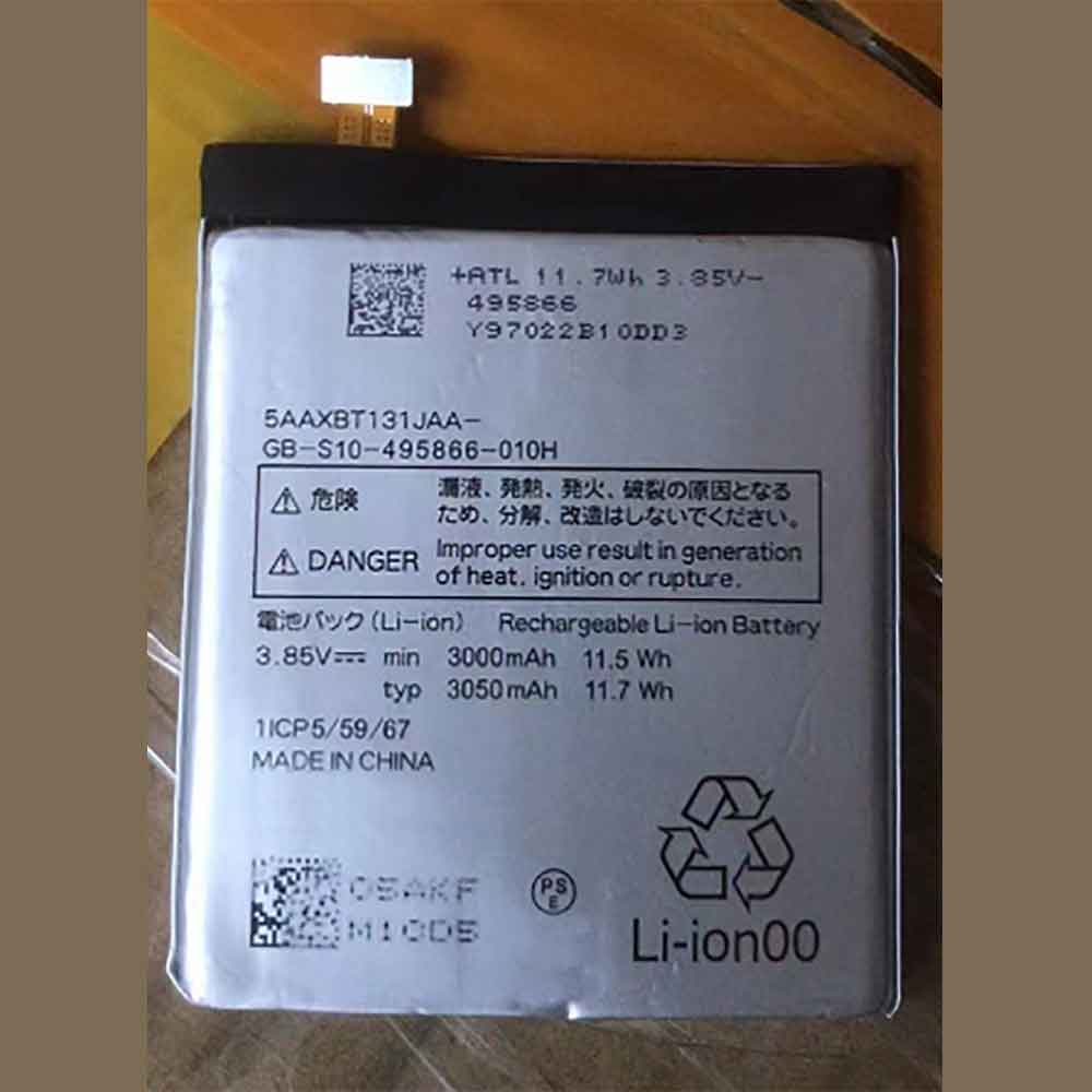 3.85V 3050mAh 5AAXBTT131JAA Smartphone Battery for Kyocera 5AAXBTT131JAA GB-S10-495866-010H
