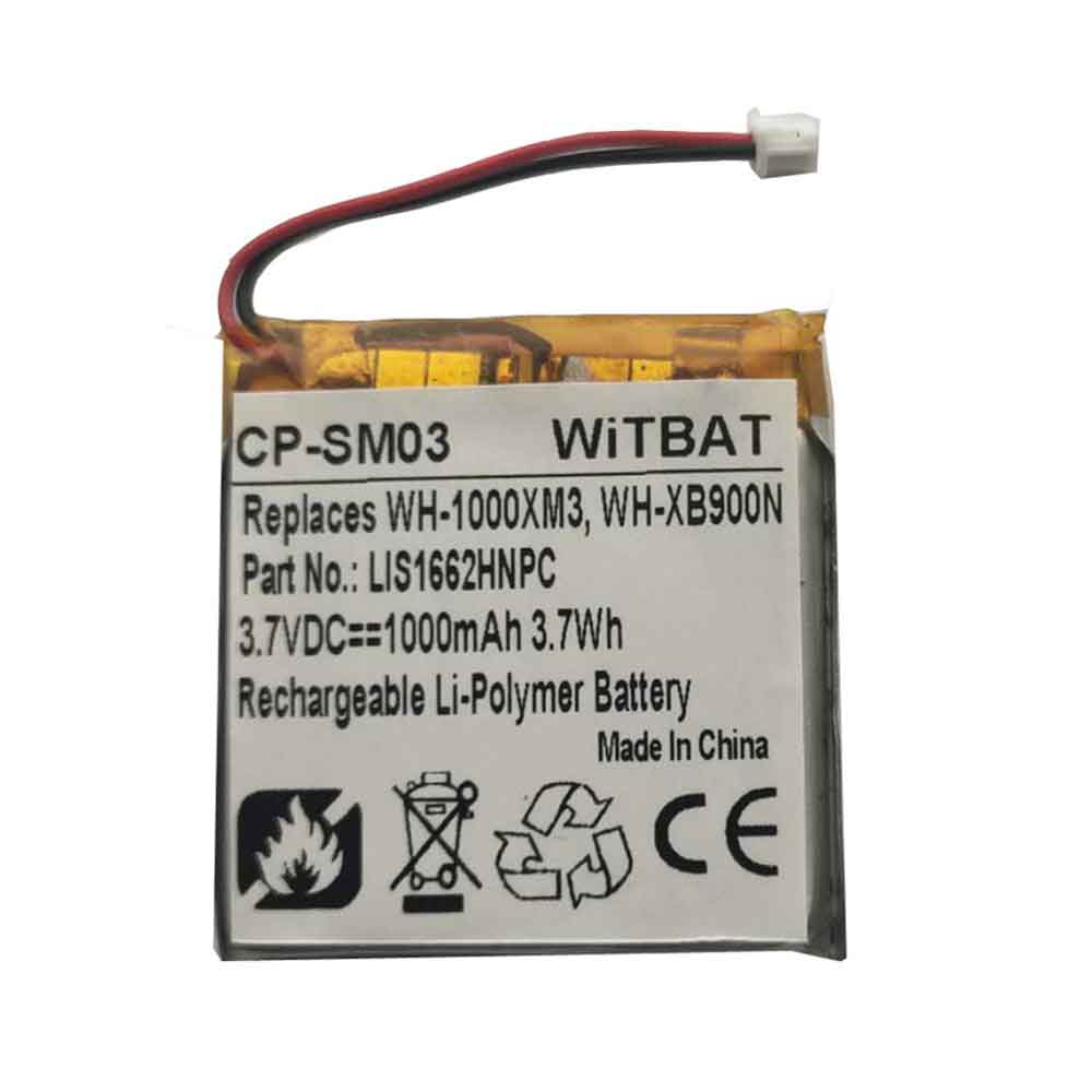 3.7V 1000mAh Sony WH1000XM3 Replacement Battery