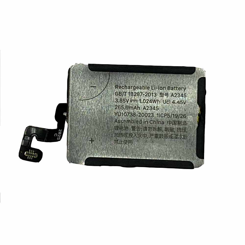 3.85V 4.45V 265.9mAh 1.024WH Apple iWatch S6 40mm Replacement Battery