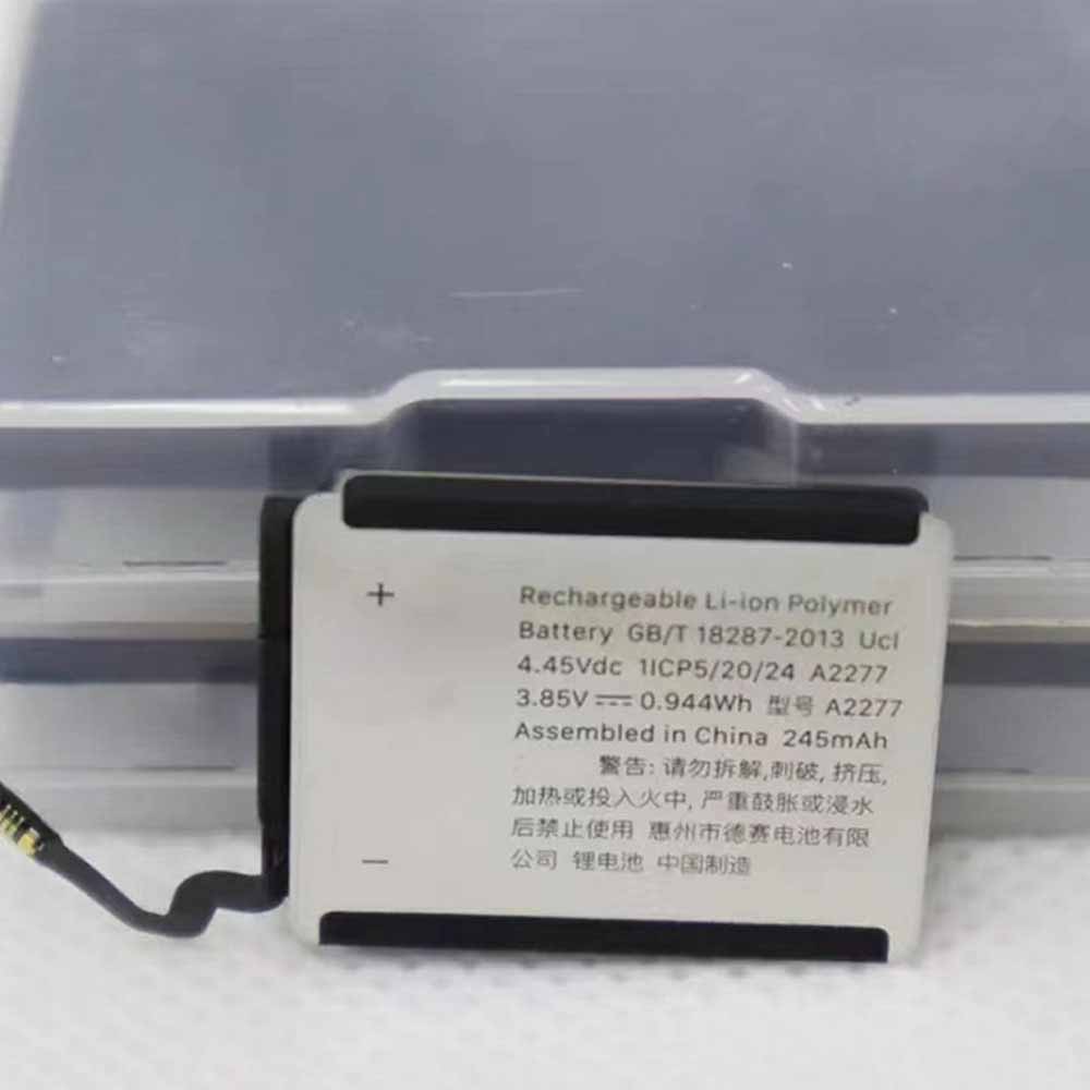 3.85V 4.45V 245mAh 0.944WH Apple iWatch 5 S5 40mm Replacement Battery