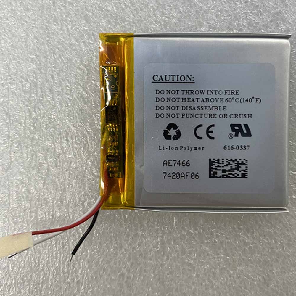616-0337 450mAh Replacement battery for Apple iPod Nano 3 3rd 3 Gen