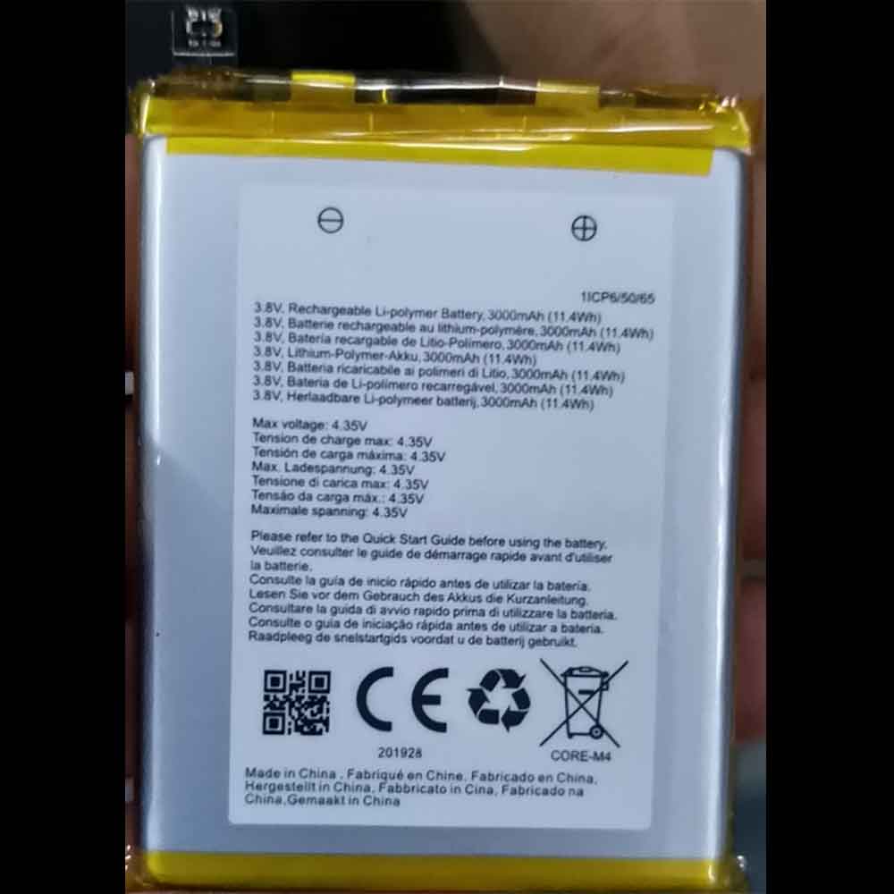 3.8V 3000mAh Crosscall CORE X4 COREX4 Replacement Battery