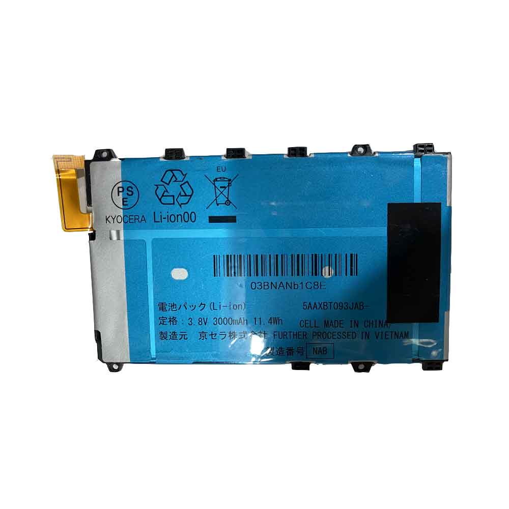 3.8V 3000mAh 11.4WH 5AAXBT093JAB Smartphone Battery for Sharp 5AAXBT093JAB
