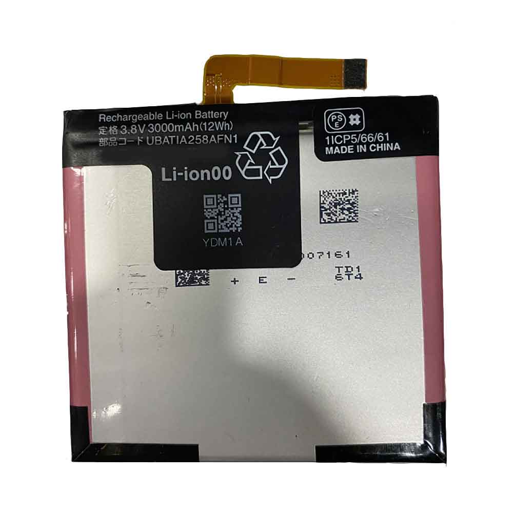 3.8V 3000mAh 12WH UBATIA258AFN1 Smartphone Battery for Sharp UBATIA258AFN1