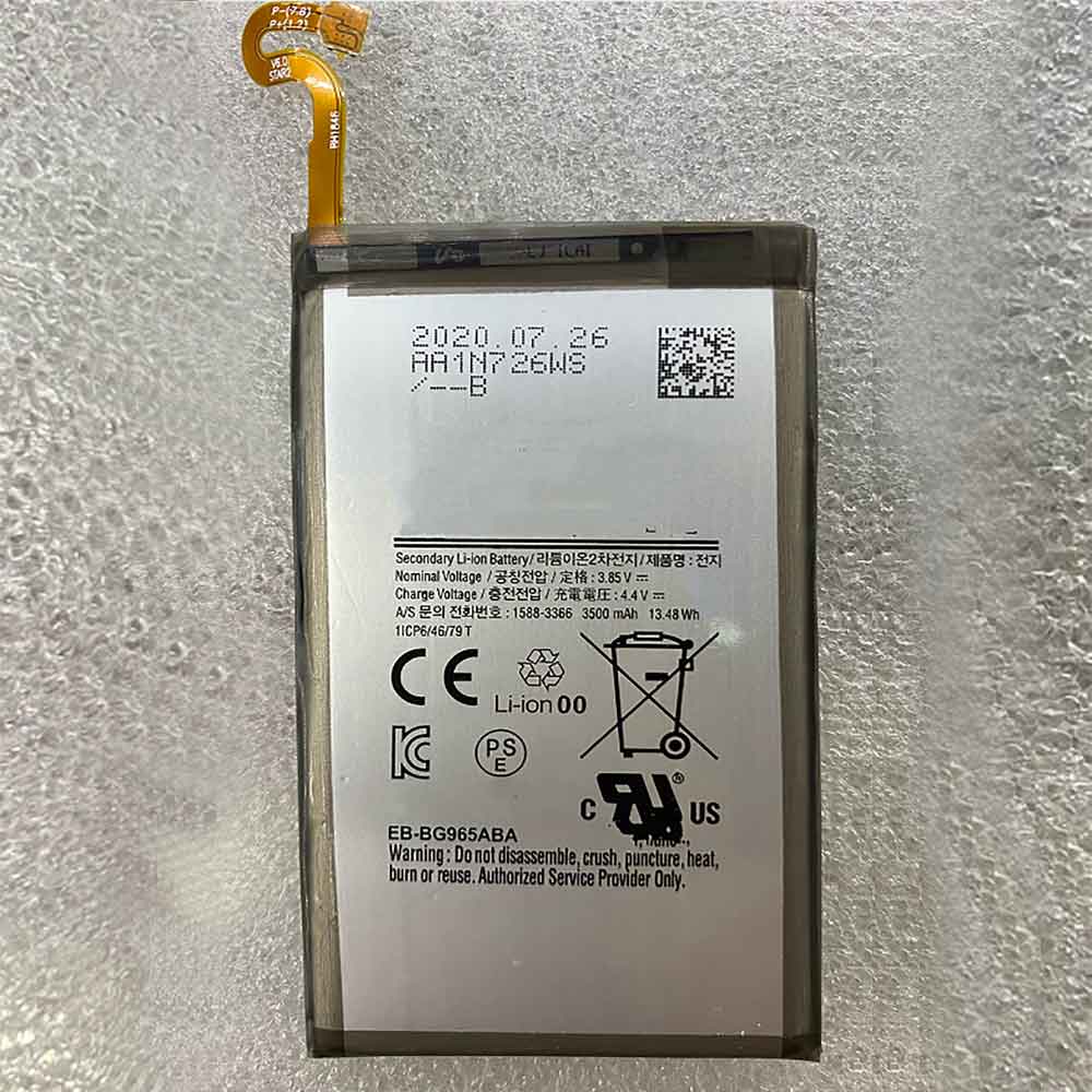 3.84V 4.4V 3000mAh 11.52WH EB-BG965ABA Smartphone Battery for Samsung Galaxy S 9+ Plus