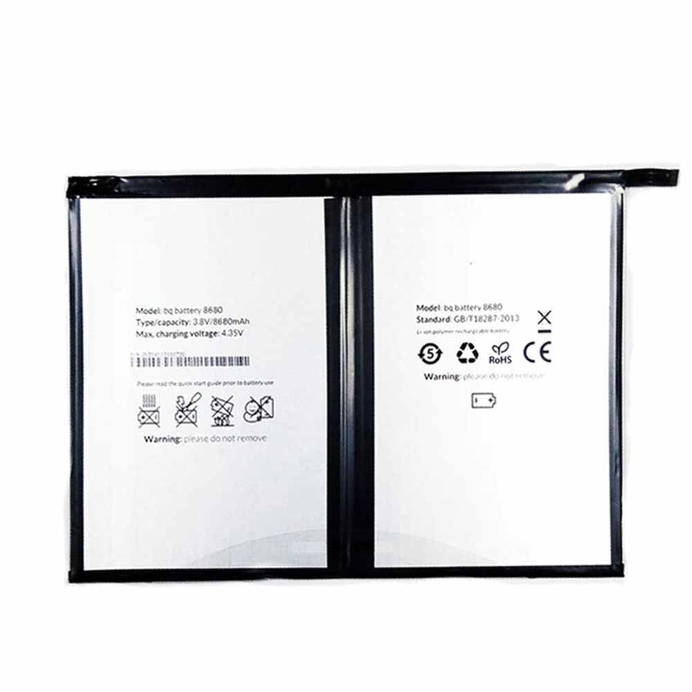 3.8V 4.35V 8680mAh 8680 Smartphone Battery for BQ 8680