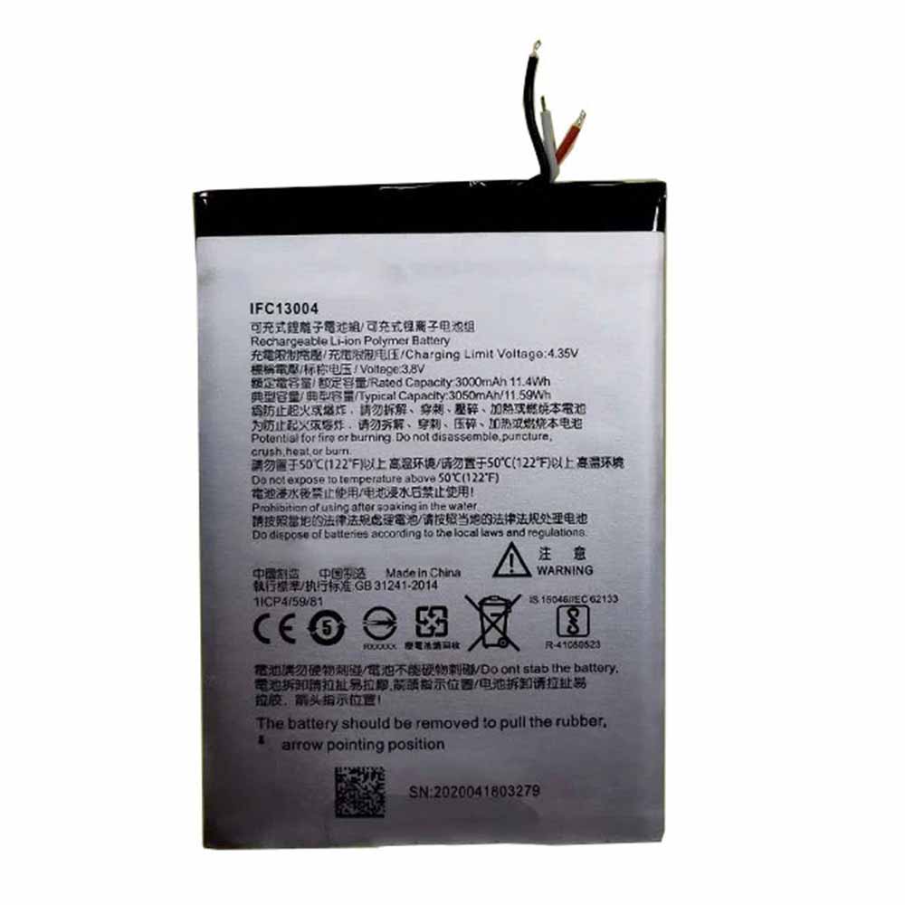 3.8V 4.35V 3000mAh 11.40WH FC13004 Smartphone Battery for InFocus FC13004