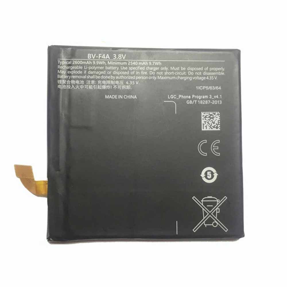 3.8V 4.35V 2540mAh 9.7WH BV-F4A Smartphone Battery for Microsoft BV-F4A