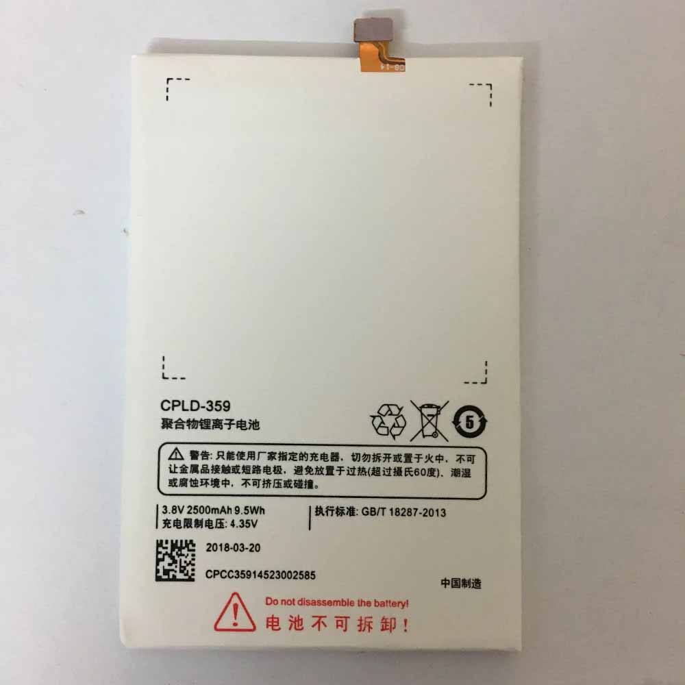 3.8V 4.35V 2500mAh 9.5WH CPLD-359 Smartphone Battery for Coolpad Y75 Y90 Y76 Y80D Y80C T2-C01