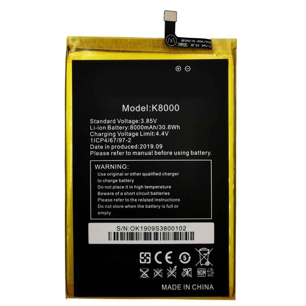 Oukitel K8000 battery