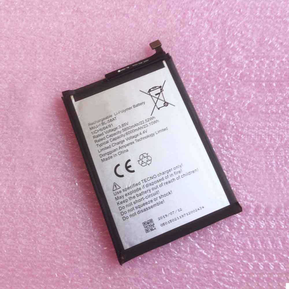 Tecno BL-58AT battery