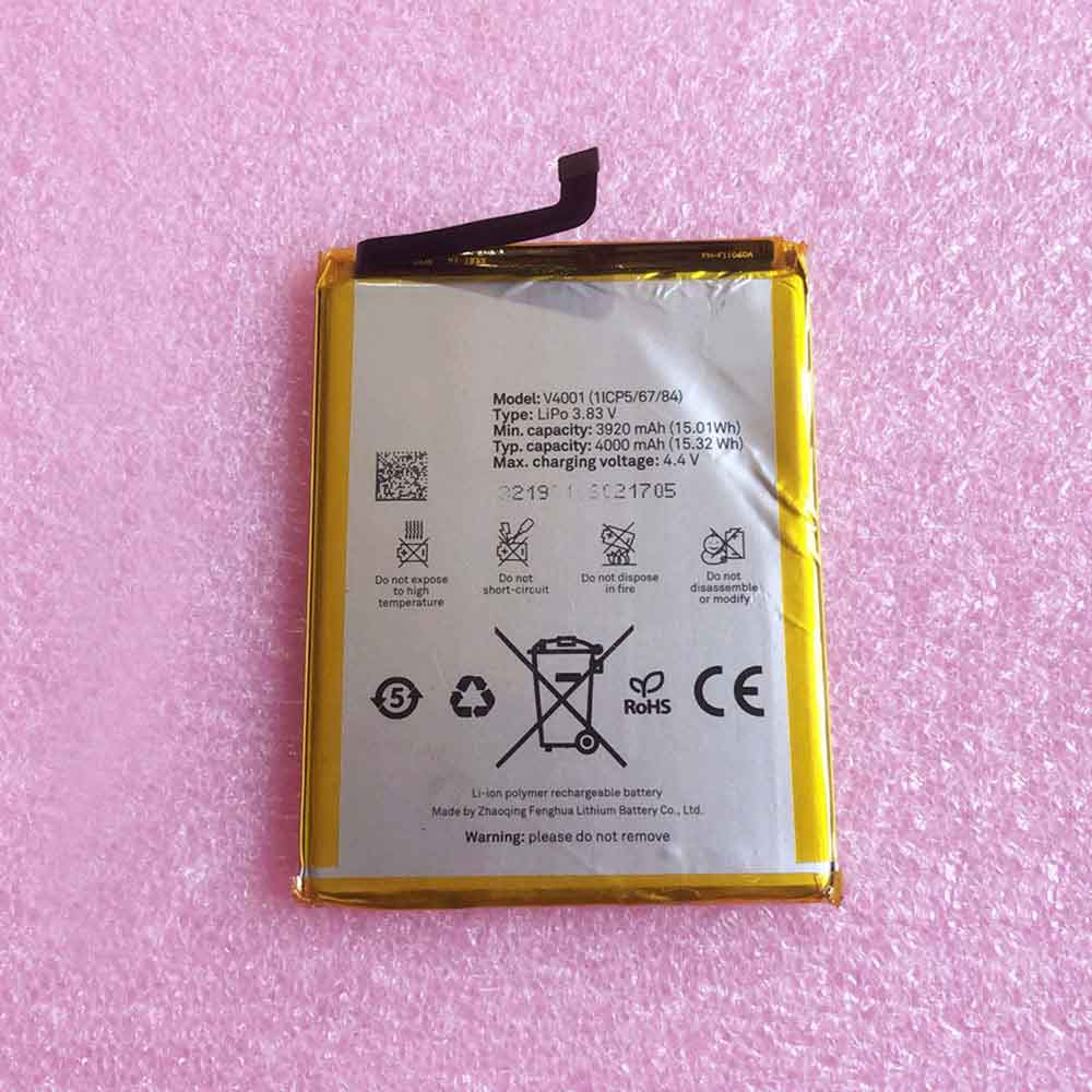 3.83V 4.4V 3920mAh 15.01WH V4001 Smartphone Battery for Vsmart V4001