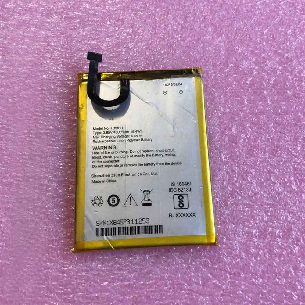 3.85V 4.4V 4000mAh 15.4WH TB5911 Smartphone Battery for Smartron TB5911