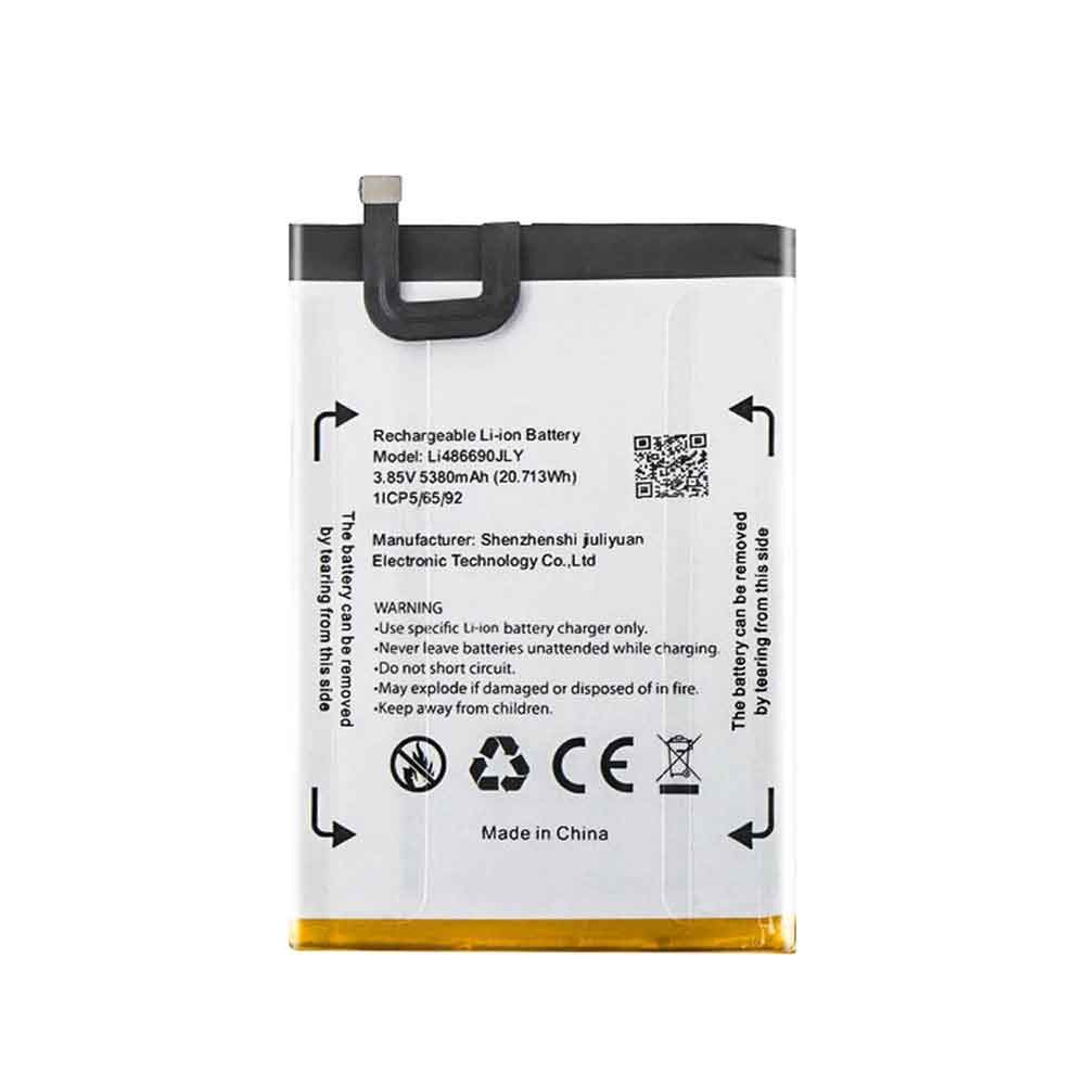 3.85V 5380mAh 20.713WH Li486690JLY Smartphone Battery for Blackview A70