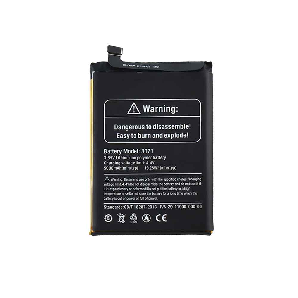 3.85V 4.4V 5000mAh 19.25WH Ulefone Armor 6 Replacement Battery