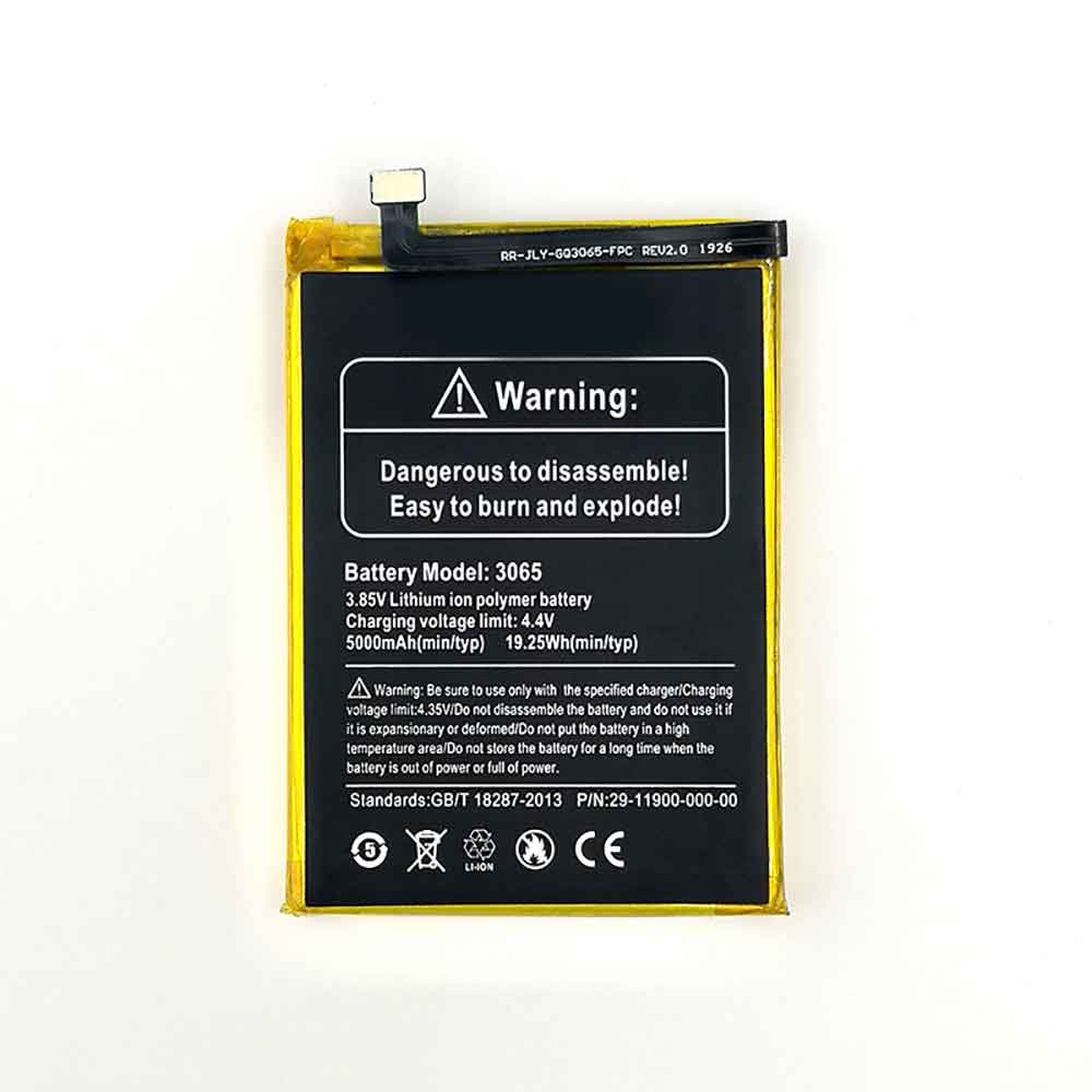 3.85V 4.4V 5000mAh 19.25WH Ulefone Armor 5 Replacement Battery