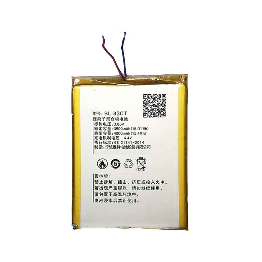 3.85V 4.40V 3900MAH 15.01WH BL-83CT Smartphone Battery for Koobee S11