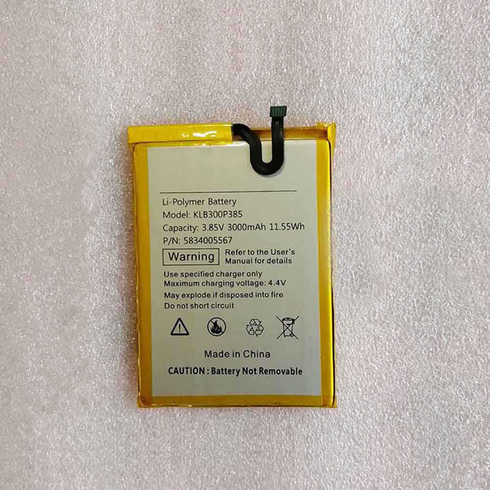 3.85V 4.40V 3000MAH 11.55WH Konka 510 S5 Replacement Battery