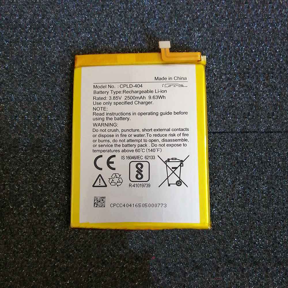 3.85V 2500MAH 9.63WH CPLD-404 Smartphone Battery for Coolpad CPLD-404