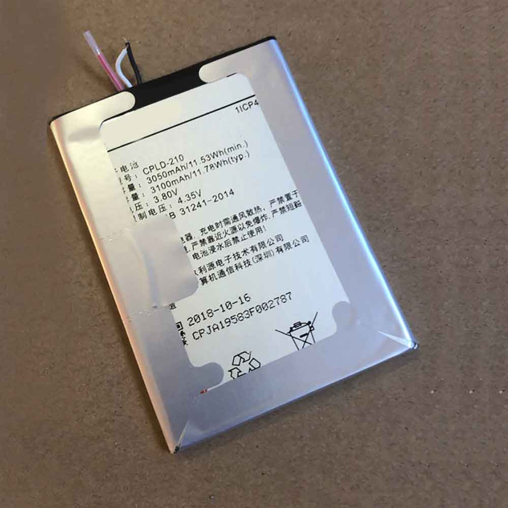 3.8V 4.35V 3050MAH 11.53WH CPLD-210 Smartphone Battery for Coolpad CPLD-210