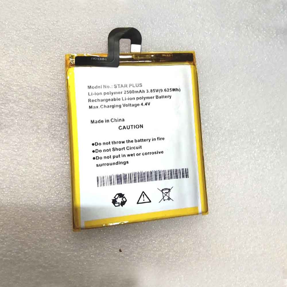 3.85V 4.4V 2500mAh/9.625WH Star-Plus Smartphone Battery for Echo Star Plus