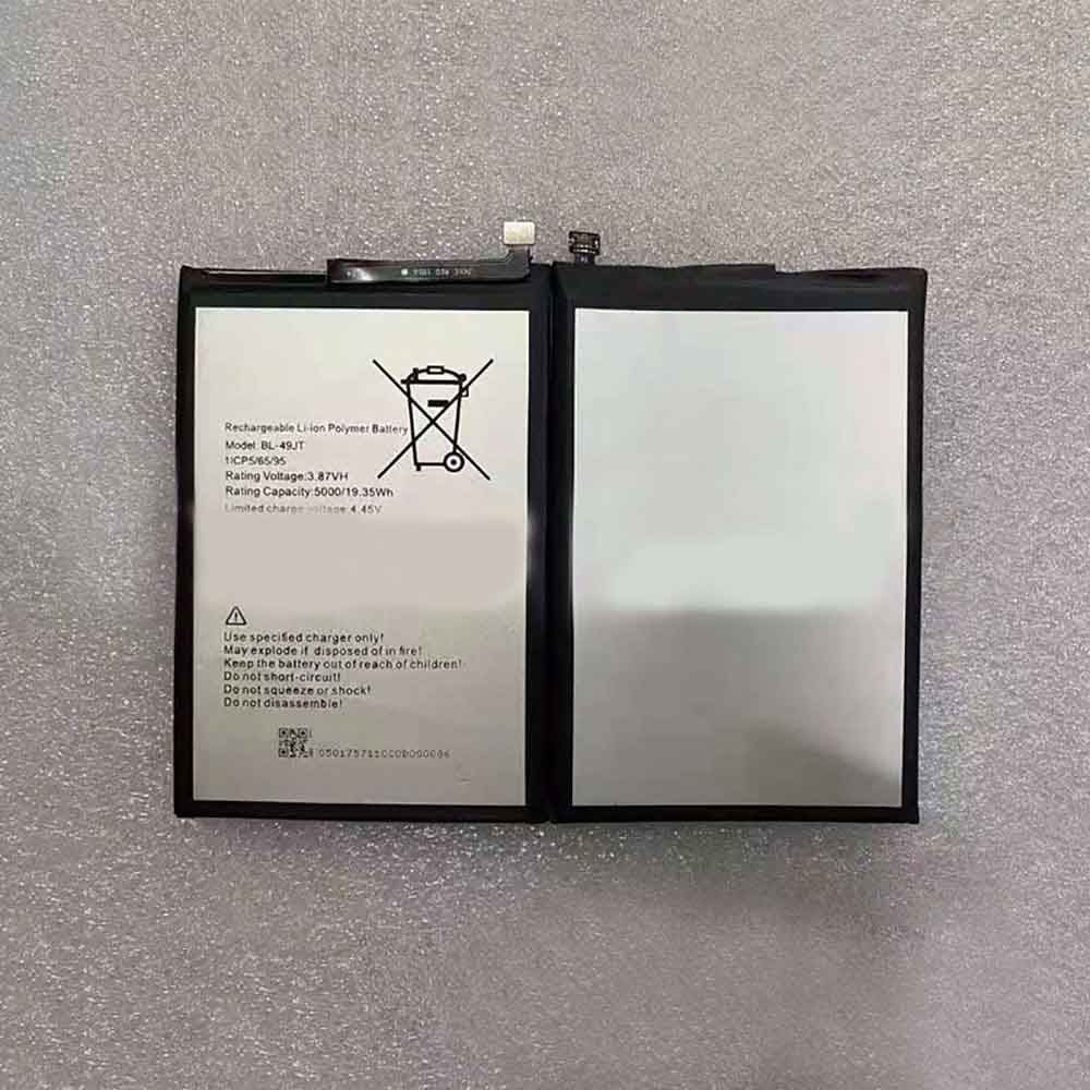 3.87V 4.45V 5000mAh/19.35WH Tecno BL-49JT Replacement Battery