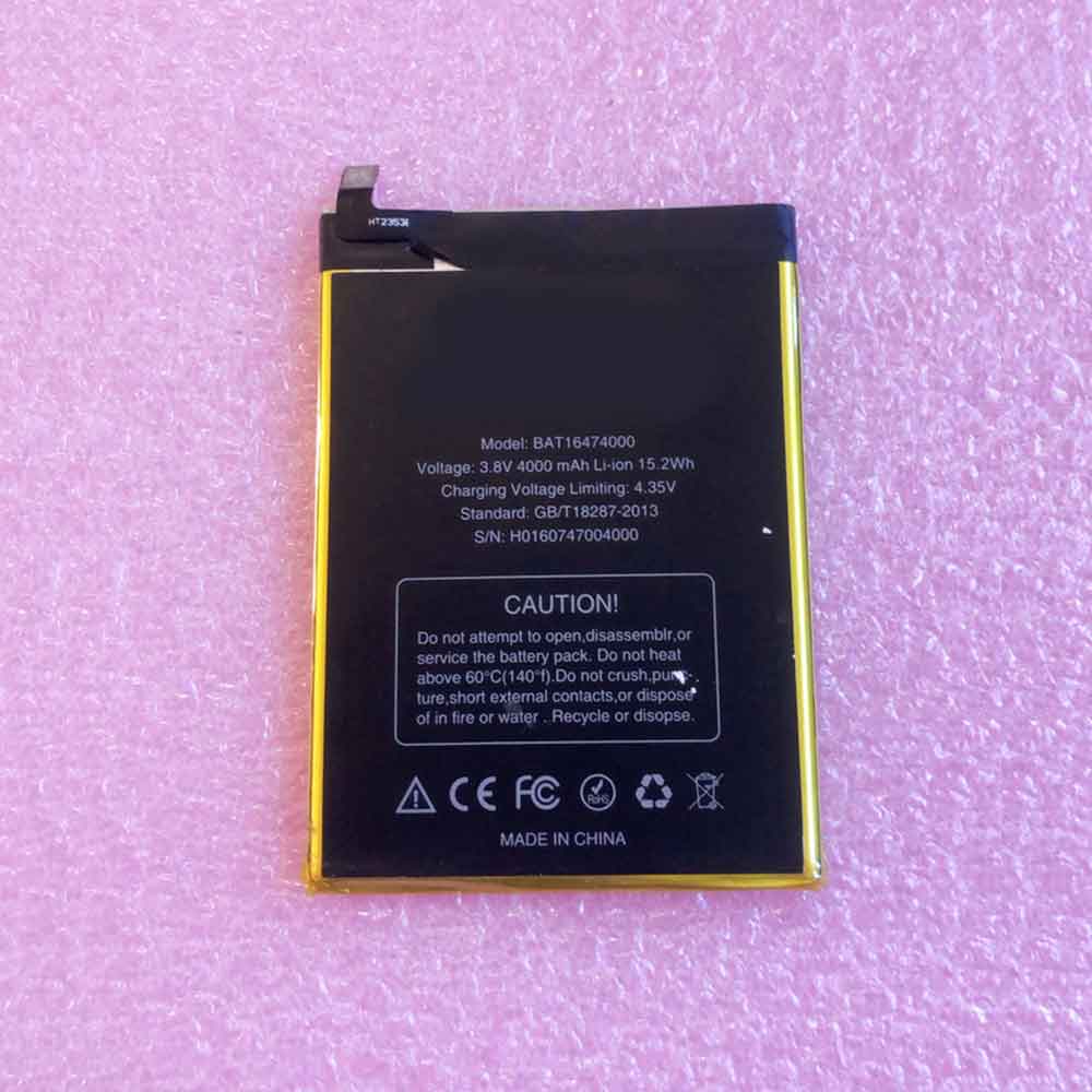 3.8V 4000MAH/15.2WH BAT16474000 Smartphone Battery for Doogee F7 Pro