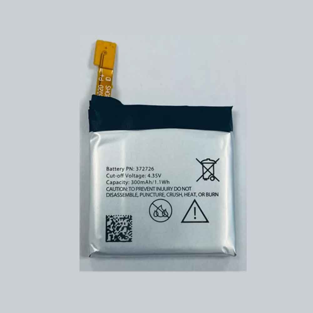 3.8V 4.35V 300MAH/1.1WH 372726 Smart Watch Battery for Ticwatch 1