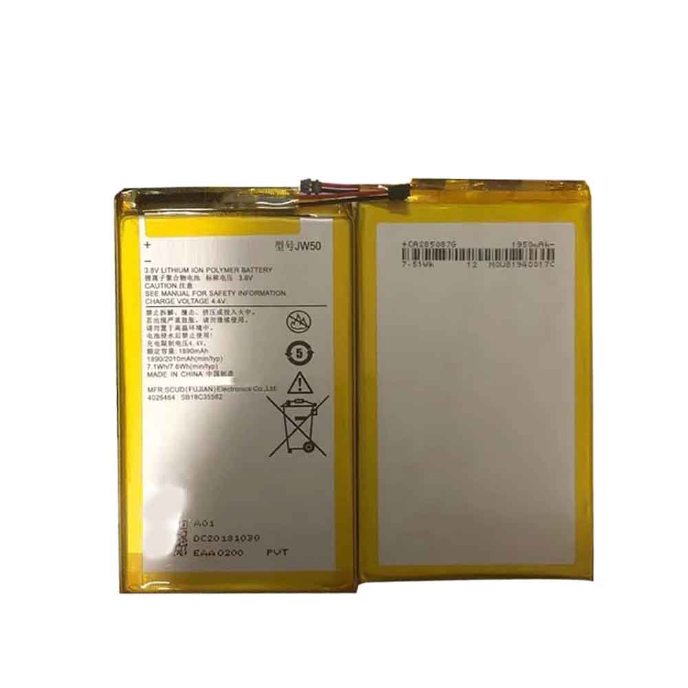 3.8V 4.4V 1890MAH/7.1WH JW50 Smartphone Battery for Motorola JW50