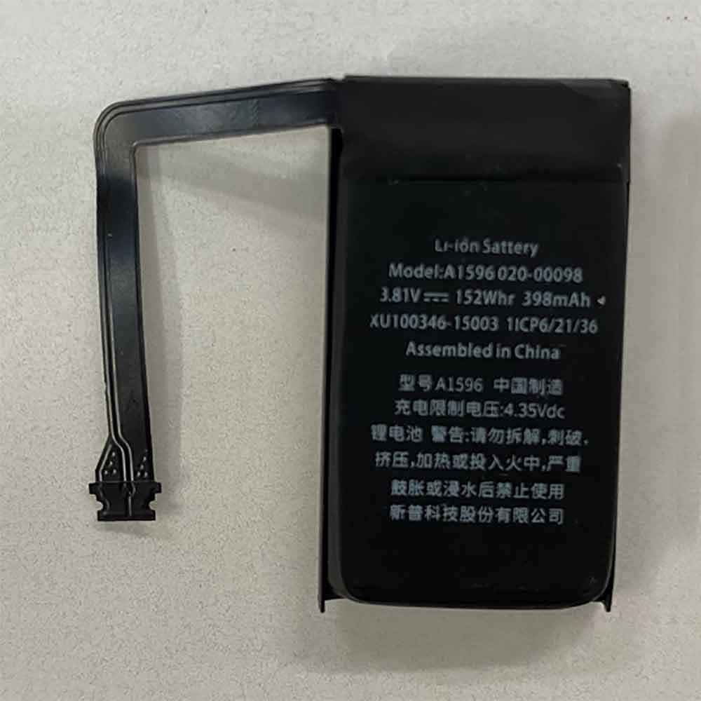3.81V 4.35V 398mAh/1.52WH 020-00098 Headphones Battery for Apple Airpods 1 2 1st 2nd Wireless Charge A1596