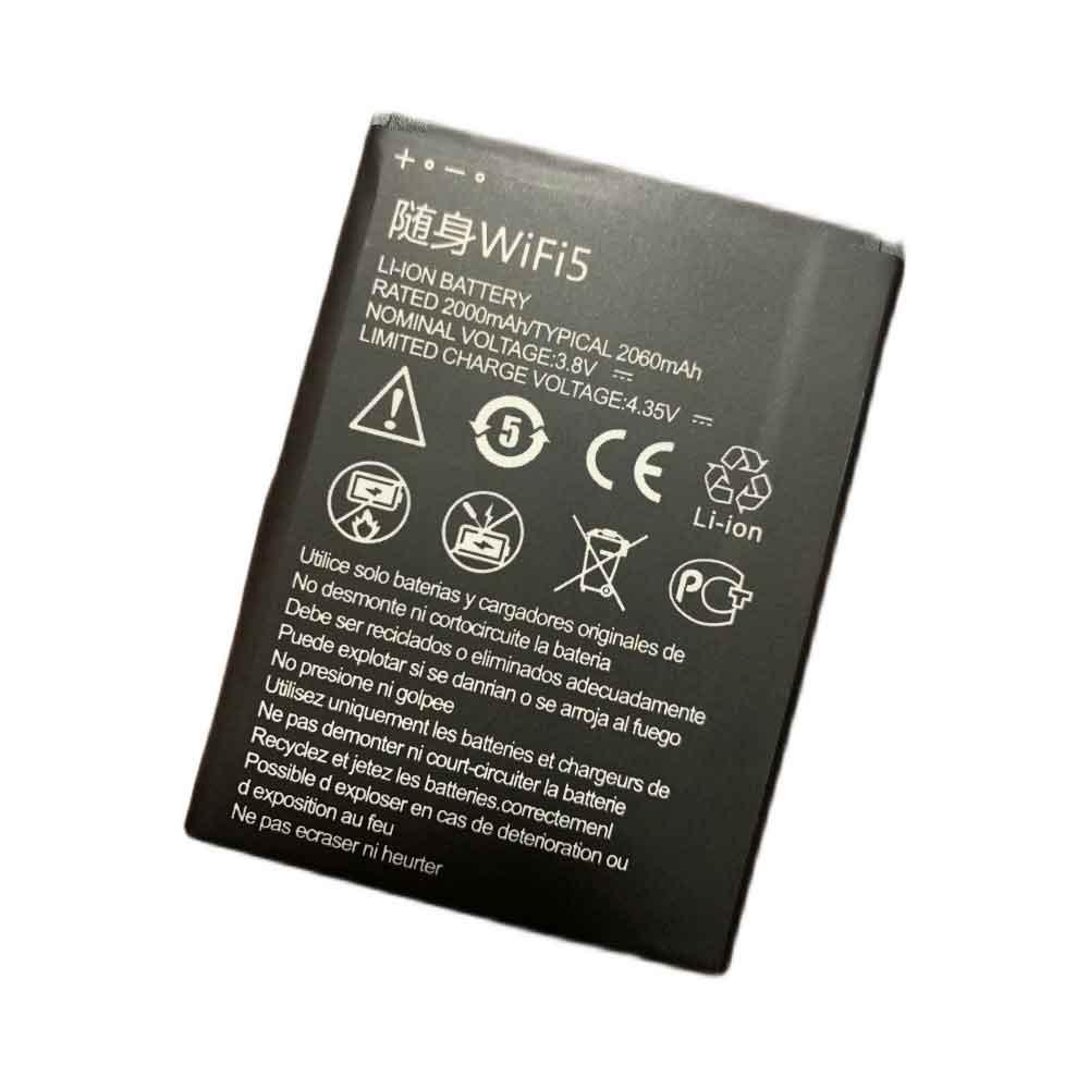 3.8V 4.35V 2000mAh li3820t43p4h735550 Wireless Router Battery for ZTE WiFi5 MF932