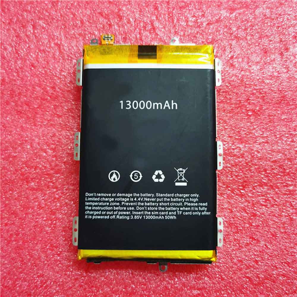 3.85V 4.4V 13000mAh/50WH BV9100 Smartphone Battery for Blackview BV9100