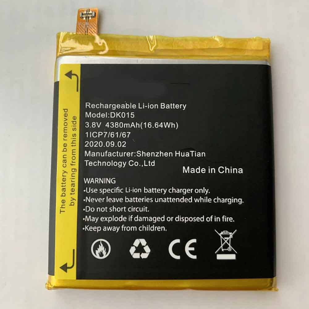 3.85V 4380mAh/16.64WH DK015 Smartphone Battery for Blackview BV9900/BV9900 Pro