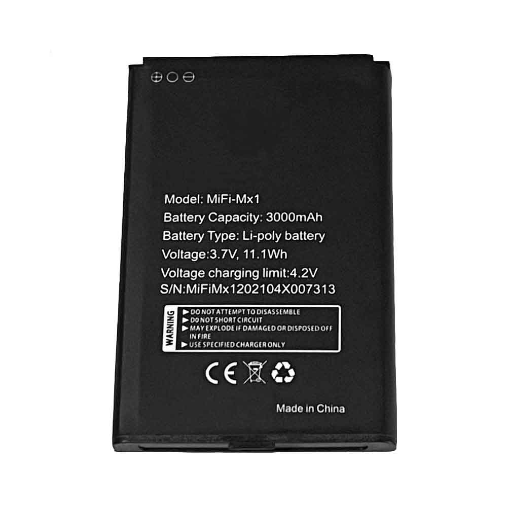 3.7V 4.2V 3000mAh/11.1WH MiFi-Mx1 Wireless Router Battery for IKU MiFi-MX1 4G LTE Wireless Router