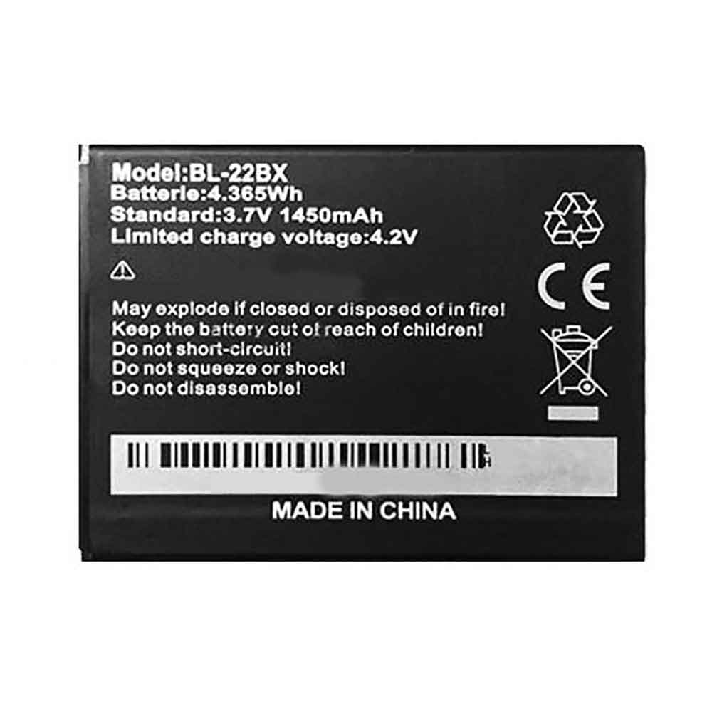 3.7V 4.2V 1450mAh 4.365WH BL-22BX Smartphone Battery for Infinix Hot 2 X510